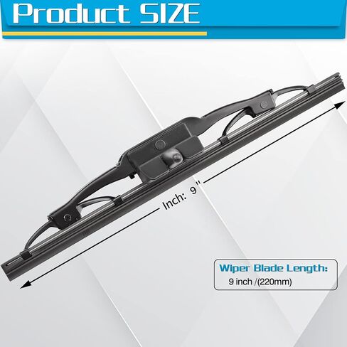 شفرة ممسحة خلفية، بديلة لسيارة Toyota FJ Cruiser 2007-2017 - استبدال مجموعة ممسحة الزجاج الأمامي الخلفية من ZOFFI - نافذة تنظيف من المطاط الطبيعي لجميع المواسم in Kuwait