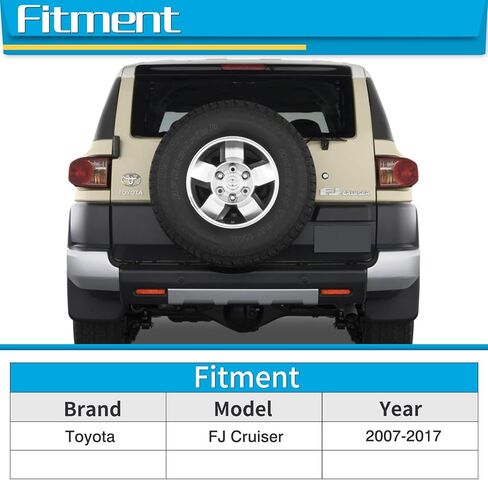 شفرة ممسحة خلفية، بديلة لسيارة Toyota FJ Cruiser 2007-2017 - استبدال مجموعة ممسحة الزجاج الأمامي الخلفية من ZOFFI - نافذة تنظيف من المطاط الطبيعي لجميع المواسم in Kuwait