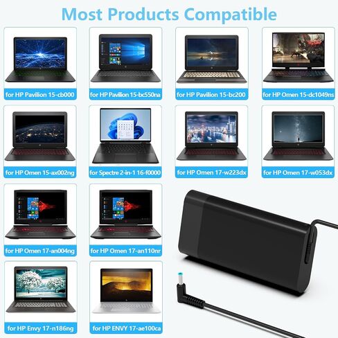 150W HP Zbook Laptop Charger HP OMEN 15 17 HP ZBook Studio G3 G4 G5 G6 G7 G8 ZBook 15 16 17 15u 15v G3 G4 G5 G6 G7 G8 G9 TPN-CA11 TPN-DA09 L32661-001 Computer Ac Adapter 19.5V 7.7A in Saudi Arabia