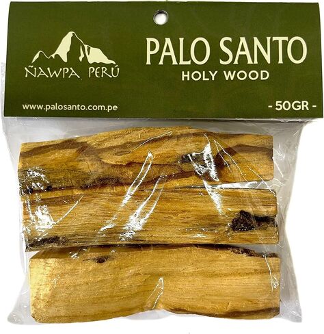 ÑAWPA Peru Palo Santo Sticks - Premium Palo Santo | Wild Harvested | High Resin Wood | from Peru (Approximately 5-7 Sticks) | Yoga | Meditation | Relaxation | Stress Relief (Wood 50 grm FBA) in Saudi Arabia