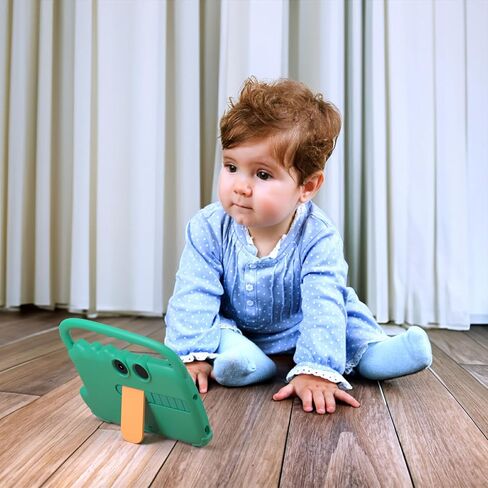 جهاز لوحي للأطفال مقاس 7 بوصة للأولاد والبنات، جهاز Android 12 جهازًا لوحيًا للأطفال، ذاكرة وصول عشوائي سعتها 4 جيجابايت وذاكرة قراءة فقط 32 جيجابايت، جهاز لوحي للأطفال الصغار مزود بتقنية WIFI وبلوتوث وشاشة IPS آمنة للعين، ومراقبة أبوية، وكاميرا مزدوجة حا in Kuwait