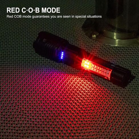Flashlights High Lumens Rechargeable - 990000 Lumen Super Bright Flashlight with 7 Modes, IPX6 Waterproof, Mid-Size LED Flash Light for Home & Outdoor Activity in Saudi Arabia