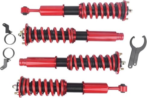 Coilovers Suspension Struts Adjustable Height Coilover Struts Spring Shocks Full Set Kits Replacement for Acura TSX 2004-2008, Honda Accord 2003-2007 in Saudi Arabia