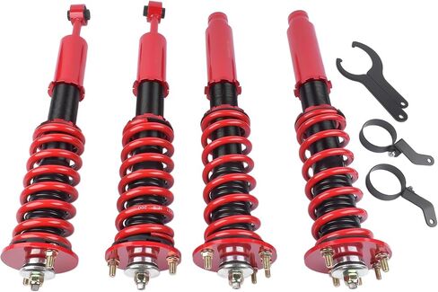 Coilovers Suspension Struts Adjustable Height Coilover Struts Spring Shocks Full Set Kits Replacement for Acura TSX 2004-2008, Honda Accord 2003-2007 in Saudi Arabia