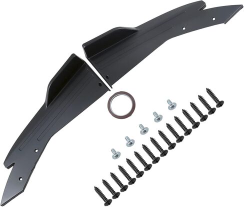 MUCO Universal Rear Bumper Lip for Honda Totoya Chevy Ford Mazda- Diffuser Splitter Canard Protector Front Bumper Lip Side Skirt Body Kit for Cars-Matt Black in Saudi Arabia