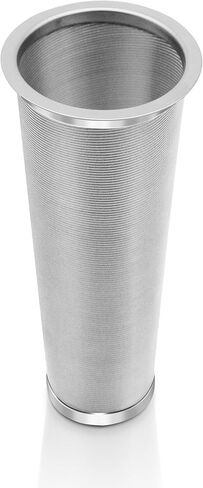 فلتر القهوة الباردة لبرطمان ماسون واسع الفم، فلتر من الفولاذ المقاوم للصدأ 304، شبكة فائقة الدقة للمشروبات الباردة، القهوة المثلجة والشاي المثلج، 2 لتر من برطمانات ميسون ذات الفم العريض in Kuwait