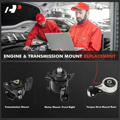 A-Premium 3PCS Engine Motor Mount and Transmission Mount and Torque Strut Mount Kit Compatible with Mazda 6 2003 2004 2005 2006 3.0L, Automatic Transmission, Replace# GK2C39040C in Saudi Arabia