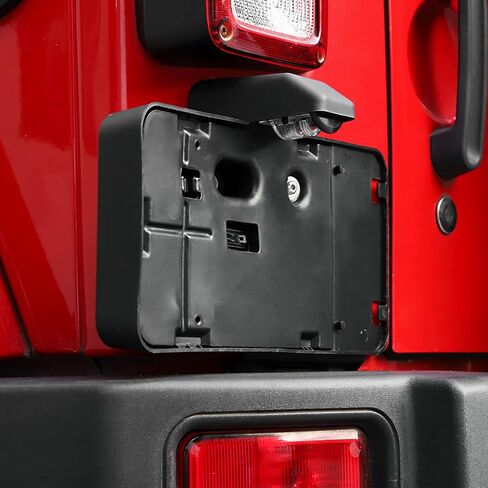 Voodonala for Jeep Wrangler JK JKU Front Plate License Bracket Front License Hanging Kits Compatible with Jeep Wrangler JK JKU 2012-2018 in Saudi Arabia