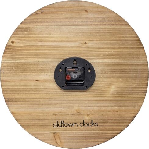18" Wooden Multi-Color Maritime Coastal Beach Large Number Wall Clock (Blue, 18 inch) in Saudi Arabia