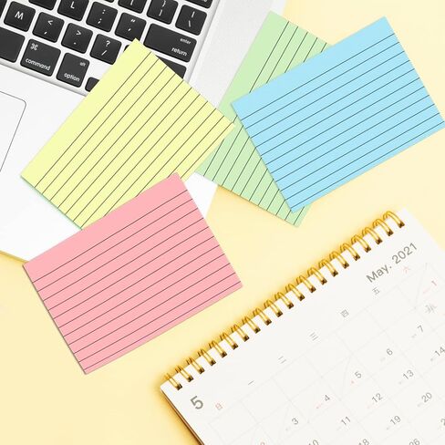 3 × 5 بوصات، تتضمن هذه العبوة 4 وسادات، 50 ورقة لكل لوحة، 200 بطاقة فهرسة، بطاقات ملاحظات، بطاقات فلاش، بطاقات دراسة، بطاقات ملاحظات للدراسة، بطاقات فهرس مسطرة، بطاقات تعليمية للدراسة. in Saudi Arabia