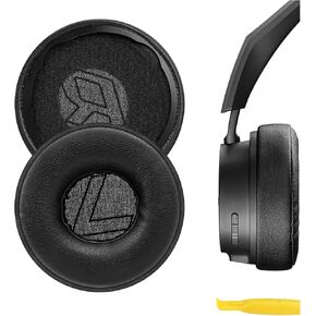 Geekria QuickFit Replacement Ear Pads for Plantronics BackBeat FIT 500, BackBeat FIT 505 Headphones Ear Cushions, Headset Earpads, Ear Cups Cover Repair Parts (Black)