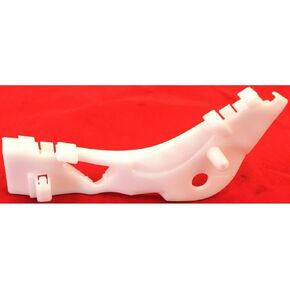 Front Left Driver Side Bumper Cover Bracket Insert Mounting Retainer Fascia Replacement For 2003-2008 Mazda 6 White Smooth MA1042102 GJ6A50E12C