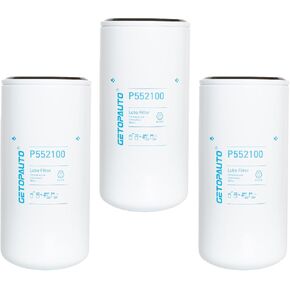 3PCS P552100 Fleetguard Lube Filter Replaces Baldwin B495 LF3620 Luber Finer LFP2160, Wix 51971