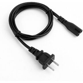 MaxLLTo™ 2-Prong AC Power Cord Cable for Fujifilm Charger BC-W126 BC-85 a BC-65 n BC-65s