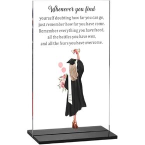 2024 Graduation Decorations for Her Teens Girls Graduation Decorations Class of 2024 for College University Graduate Friends Daughter Sister Inspirational End of Year Student Gifts for Women Girls Her