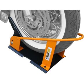 MaxxHaul 80077 Standard Motorcycle Wheel Chock with Pivoting Cradle