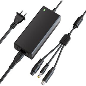 (3 in 1) 42V 2A Electric Scooter Universal Replacement Charger with 5.5mm*2.5mm/8mm 3-Prong/8mm RCA,for 36V E-bike Lithium Battery,Compatible with Jetson,Gotrax,Hiboy,Segway,Swagtron,Xiaomi