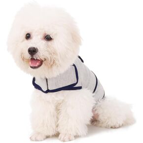 Dog Anxiety Vest, Comfort Dog Anxiety Relief Coat, Breathable Dog Calming Vest for Thunderstorm, Travel, Fireworks, Vet Visits (S,Light Blue)