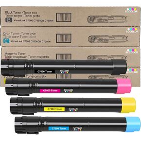 Altalink C8145 C8130 Toner Cartridge Extra High Yield (BK:59,500 Pages,CMY:21,500 Pages) 006R01746 006R01747 006R01748 006R01749 Replacement for Xerox AltaLink C8130 C8135 C8145 C8155 C8170 Printer