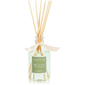 Reed Diffuser - Sweet Peach - 250ml Essential Oil Reed Diffuser Set with 8 Sticks, Long Lasting Fragrance for Home, Bathroom, Bedroom, Room, Decor