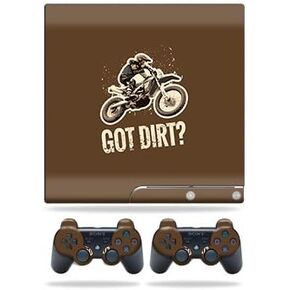 Skin Compatible with Sony Playstation 3 PS3 Slim + 2 Controllers – Got Dirt | MightySkins Protective, Durable, and Unique Vinyl wrap Cover | Easy to Apply, Remove, and Change Styles | Made in The USA