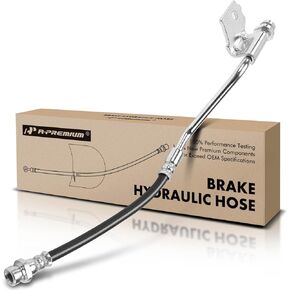 A-Premium Rear Passenger Inner Brake Hydraulic Hose Compatible with Kia Models - Forte 2010-2013, Forte Koup 2010-2013, Forte5 2012-2013 - Replace# 587381M000