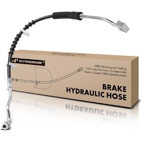 A-Premium Front Passenger Brake Hydraulic Hose Compatible with Select Ford and Mazda Models - Ranger, B2300, B3000, B4000, 1995-1996, 4WD Models Only
