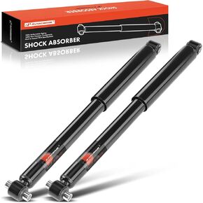 A-Premium Rear Pair (2) Shock Absorber Compatible with Buick Rainier 04-07 & Chevy SSR 03-06, Trailblazer 02-09 & GMC Envoy 02-09, Envoy XL 02-06, Envoy XUV & Isuzu Ascender & Oldsmobile Bravada