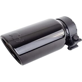 Go Rhino Exhaust Tip | Stainless Steel, Black Chrome | GRT3410BC | Fits 3" Diameter Exhaust Tubes