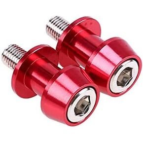 Swing Arm Spool Motorcycle CNC Aluminium Alloy Swing Arm Spool Sliders Protector Stand Swingarm Bobbins 10mm Black
