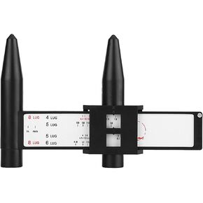 Digital Caliper, Car Wheel Rim Bolt Pattern Sliding Measuring Gauge Tool PCD Ruler 4 5 6 8 Lug
