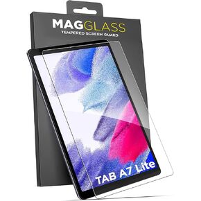 magglass Samsung Galaxy Tab A7 Lite Screen Protector Tempered Glass - Anti Bubble UHD Full Coverage Display Guard (Case Compatible)