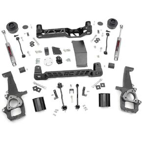 Rough Country 4" Lift Kit w/N3 Shocks for 2012-2018 Ram 1500 4WD - 33331