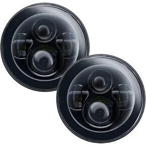 ORACLE LIGHTING 4,800 Lumen LED Halo Headlights – (Blue) 7" Jeep Wrangler JK Headlamp Assembly, 1 Pair, Part # 5769-002