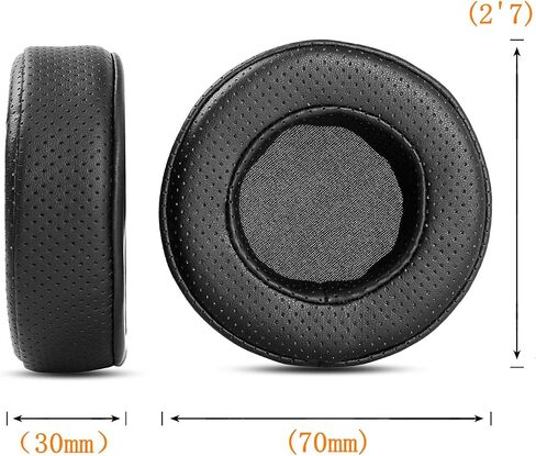Replacement Earpads Compatible with Skullcandy Uproar Headset with Perforated Leather Upgrade Cushions in Saudi Arabia