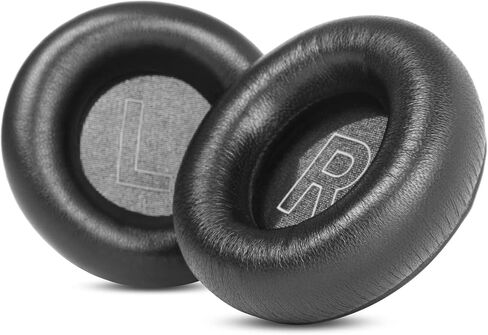 وسائد أذن بديلة من جلد الغنم متوافقة مع سماعات الرأس B&O Beoplay H9i H9 H7 (غير متوافقة مع B&O H9 الجيل الثالث،) وسائد أذن من الإسفنج الذكي (جلد الغنم الأسود) in Saudi Arabia