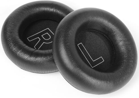وسائد أذن بديلة من جلد الغنم متوافقة مع سماعات الرأس B&O Beoplay H9i H9 H7 (غير متوافقة مع B&O H9 الجيل الثالث،) وسائد أذن من الإسفنج الذكي (جلد الغنم الأسود) in Saudi Arabia