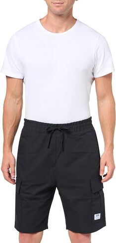 HUGO Men's Relaxed Fit Cargo Pocket Cotton Shorts in Saudi Arabia