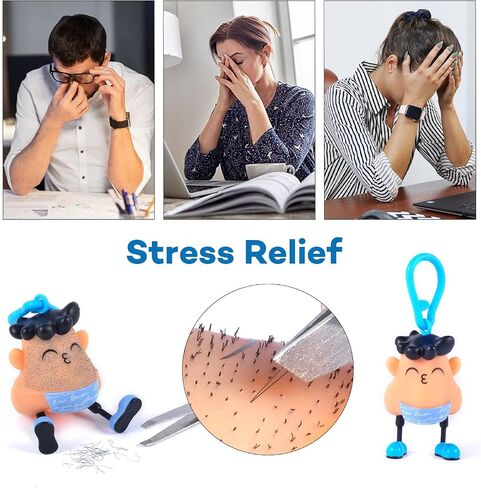 Angel's Wonderland Blue Kiss Blackheads Remover Toy,Birthday Fidget Toys,Pimple Popper Toys as Valentines Day Gag Novelty Gifts,Stress Relief Toy Hair Pulling,Anti Anxiety Toys in Saudi Arabia