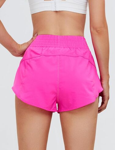 BMJL Womens High Waisted Shorts Athletic Running Shorts Workout Gym Quick Dry Flowy Shorts with Pockets(S) in Saudi Arabia