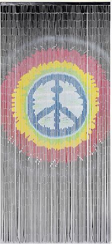 Peace Doorway Beads Curtains, Bamboo Beaded Curtains for Doorways, Beaded Curtain 35.5 inches x 78 inches, 90 Strands in Saudi Arabia