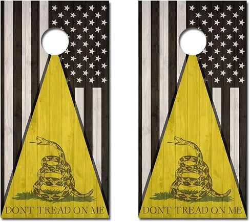 ملصقات لوحة "Don't Tread On Me" باللون الأسود ذات العلم الأمريكي ACA مقاس كورنهول in Saudi Arabia