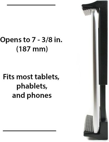 Livestream Gear - Incredibly Strong XXL Rubber Coated Magnetic Tablet/Phone Mount w/Ball Head for Phone, and Tablets. Great for Video, Pictures, Livestreaming, or WOD. (Tablet XXL Magnet) in Saudi Arabia