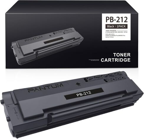 PANTUM PB-212 Toner Cartridge Black for P2502W Plus M6502NW Plus Printer(1600pages) in Saudi Arabia