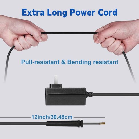 Dog Grooming Clippers Replacement Cords - Compatible with Andis Excel SMC Model Clippers - 12 Foot Long Cord - 1 Pack in Saudi Arabia