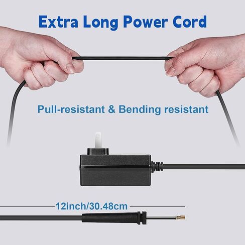 Dog Grooming Clippers Replacement Cords - Compatible with Andis Excel SMC Model Clippers - 12 Foot Long Cord - 1 Pack in Saudi Arabia