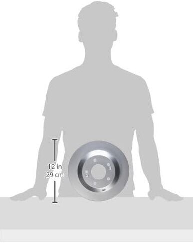 BOSCH 28011497 QuietCast Premium Disc Brake Rotor - Compatible With Select Hyundai Santa Fe, Sonata; Kia Sorento; REAR - Single in Saudi Arabia