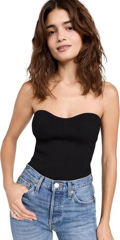 Pixie Market Women's Cass Knit Bustier Top in Saudi Arabia