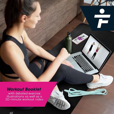 Resistance Bands for Working Out by Flexmate- 5 Resistance Levels Pull Up Assistant Band Set- 100% Latex Fitness Bands for Physical Therapy, Strength, Weightlifting, Crossfit- Workout Guide Included in Saudi Arabia
