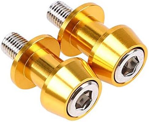 Swing Arm Spool Motorcycle CNC Aluminium Alloy Swing Arm Spool Sliders Protector Stand Swingarm Bobbins 10mm Black in Saudi Arabia